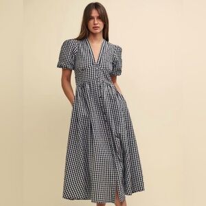 Starlight Nobody’s Child Gingham Midi Dress